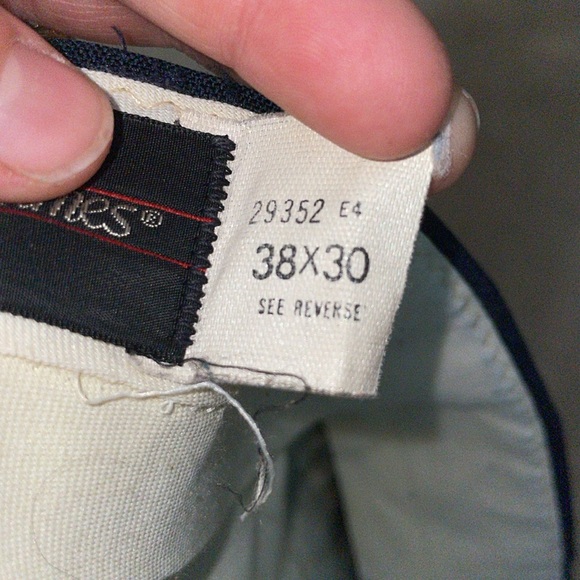 Reed st James black dress pants size 38X30 men’s work pants - Picture 4 of 4